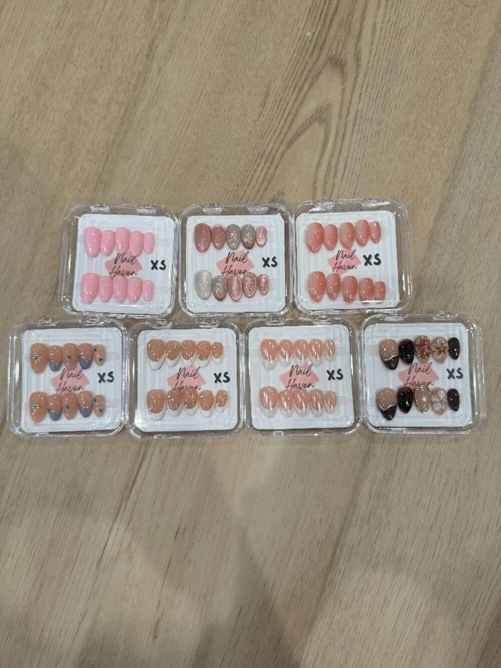 Handmade Press On Nails Bundle (Nail Haven - XS)